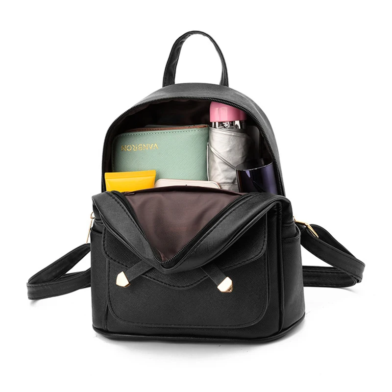 Wooalt Модные женские Мини рюкзаки для девочек с бантом милый маленький рюкзак из