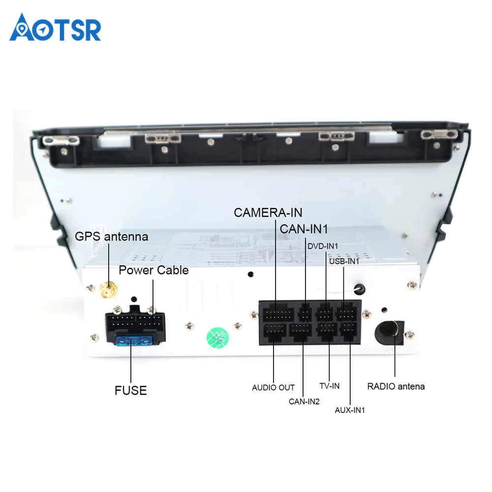 Aotsr Android 8 0 GPS навигация автомобильный DVD плеер для Skoda Fabia 2015-2017 нет стерео блок 2 Din