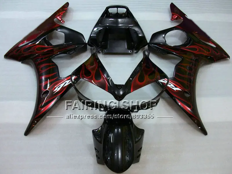 Детали для ремонта кузова мотоцикла YAMAHA R6 Обтекатели с глянцевым красным