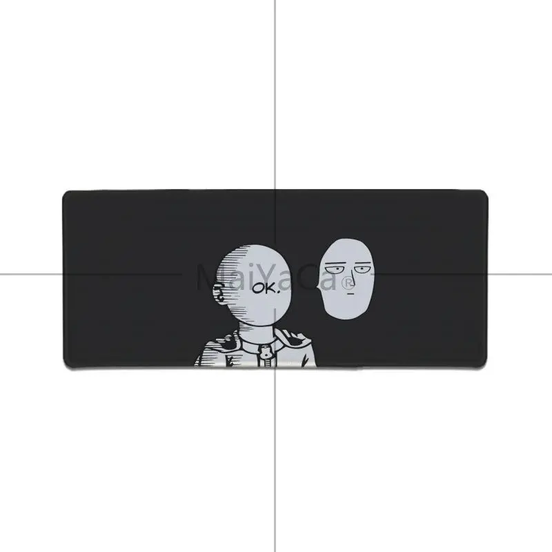 Maiyaca One Punch Man anime Desktop Pad Game Mousepad gaming mouse pad xl Speed Keyboard Mouse mat Laptop PC notebook desk pad - Цвет: Lock Edge 30X70cm