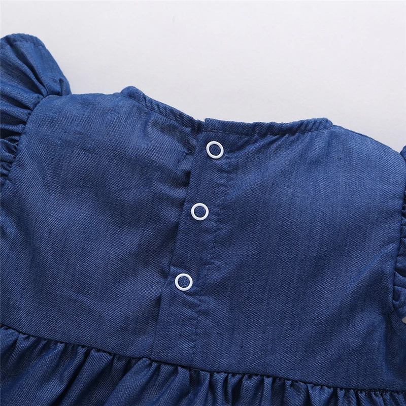 Baby body suit summer solid denim short sleeve comfy baby boys girls bodysuit infant costume triangle pants 2pcs | Детская одежда и