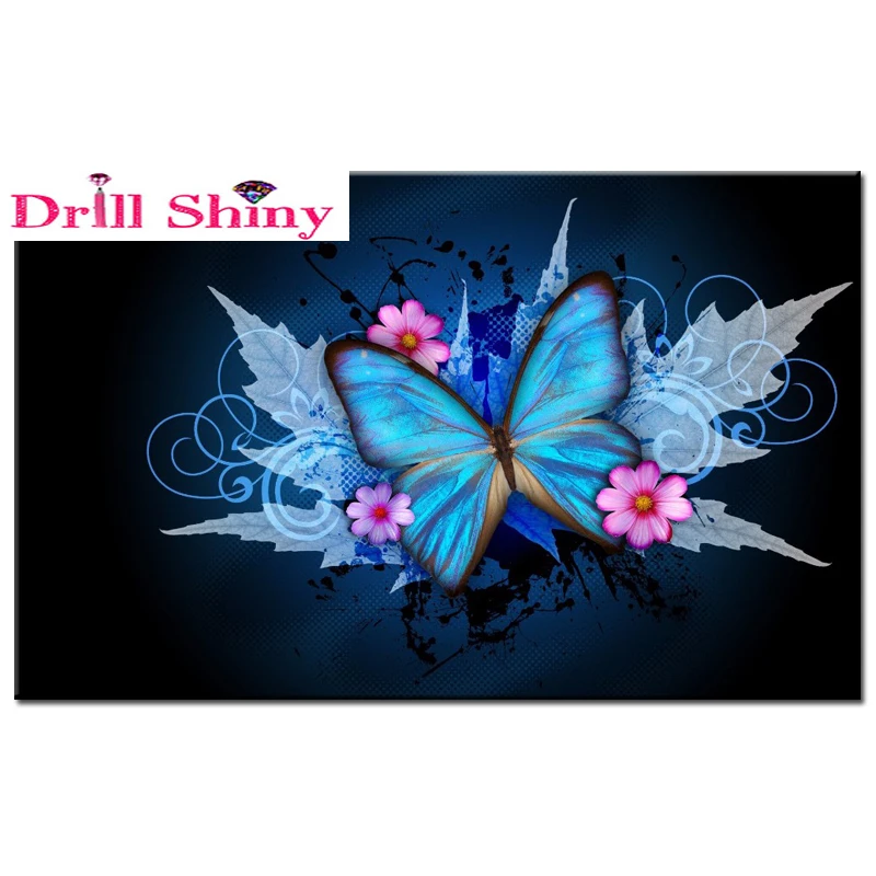 

3D Full drill square diamond Painting butterfly Cross Stitch cross stitch 5d DIY diamond christmas decorations home animal