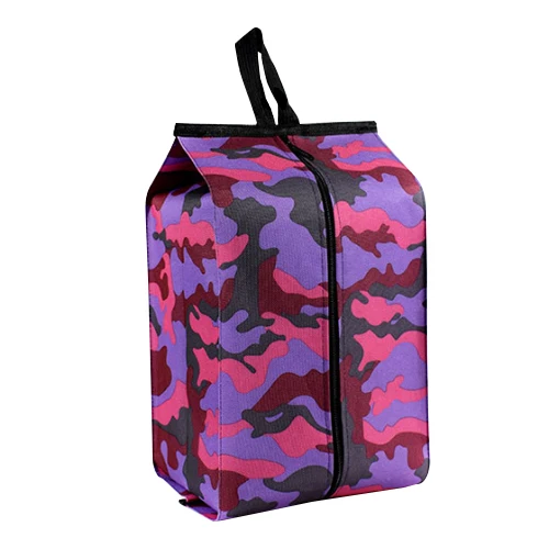 Camo Purple Дорожная камуфляжная обувь, сумки, спортивная обувь, пылезащитная сумка с верхней ручкой, сумка для одежды на молнии, органайзер для хранения, аксессуары, принадлежности - Цвет: Camo Purple
