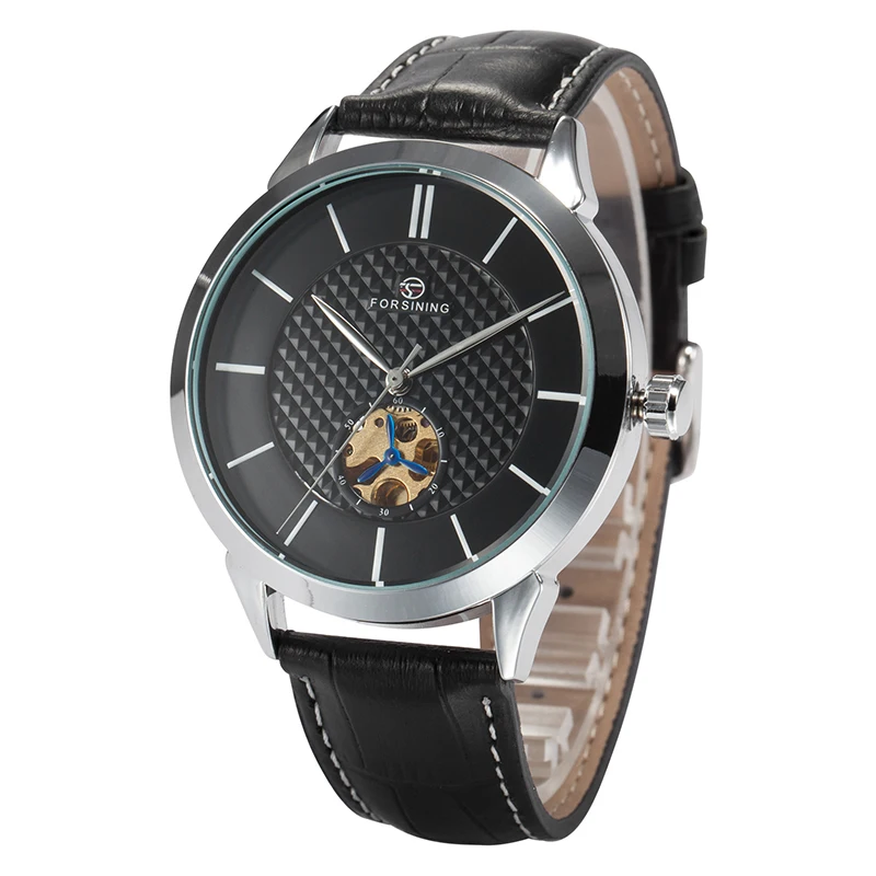 Часы наручные FORSINING Мужские механические брендовые Роскошные простые