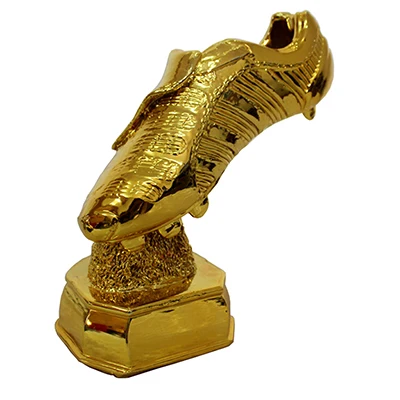 Golden 28 см Высота Лучший шутер награда футбольная награда загрузки чемпионов наградные ботинки Форма Кубок вентиляторы сувенирные Смола Материал - Цвет: Golden