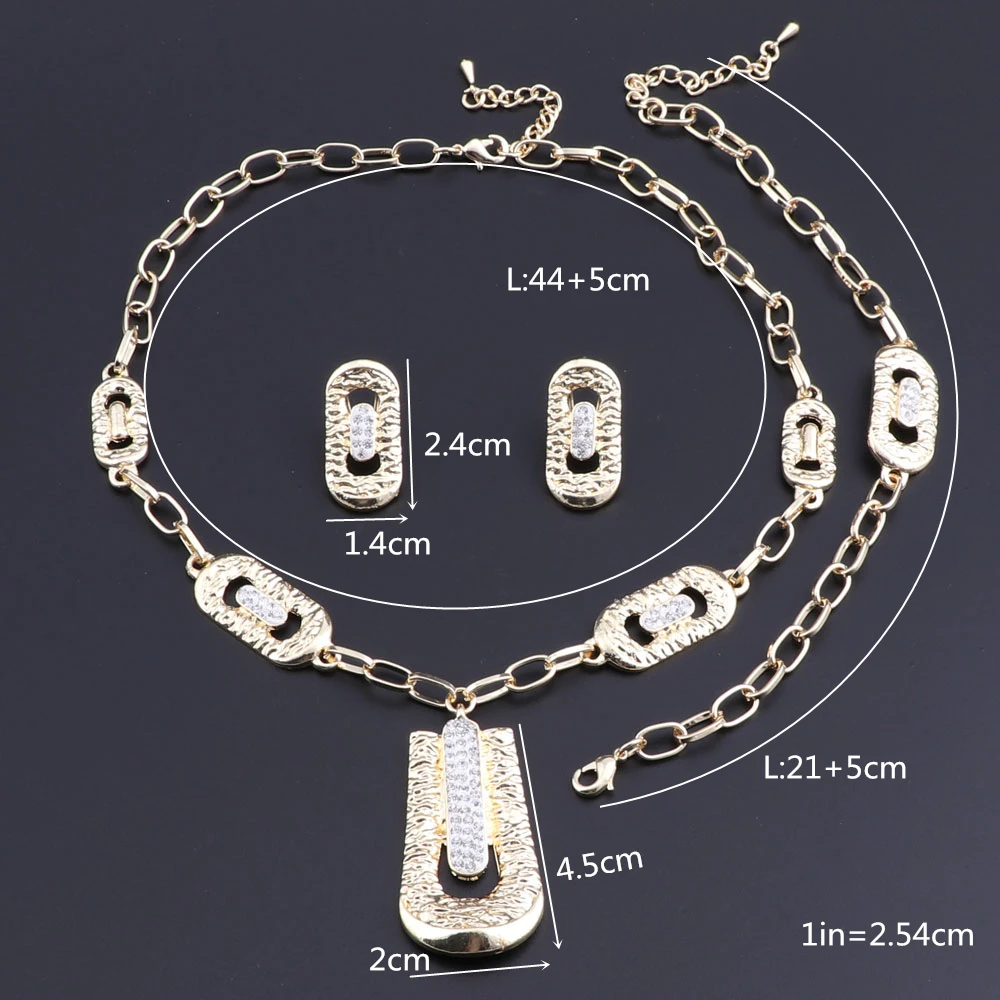 Комплект ювелирных изделий для женщин африканские бусы ожерелье браслет серьги