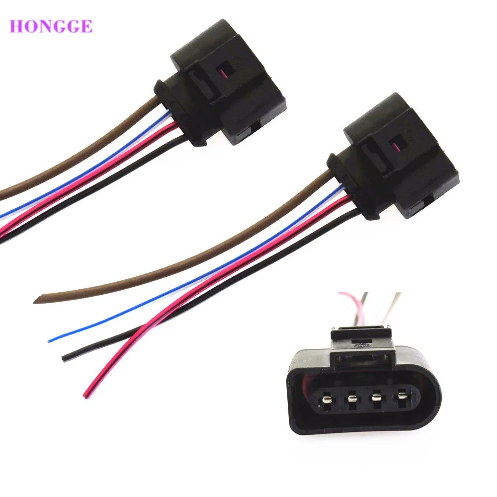 HONGGE 4 шт. VW Passat B5 Eos CC Phaeton Touareg A4 A8 1,8 T 2,0 катушки зажигания разъем катушки зажигания 1J0973724 1J0 973 724