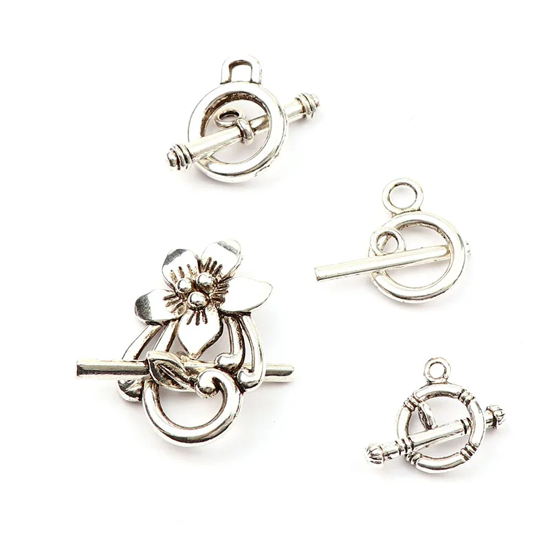 Новые модные соединители для переключателей серебряного цвета под старину