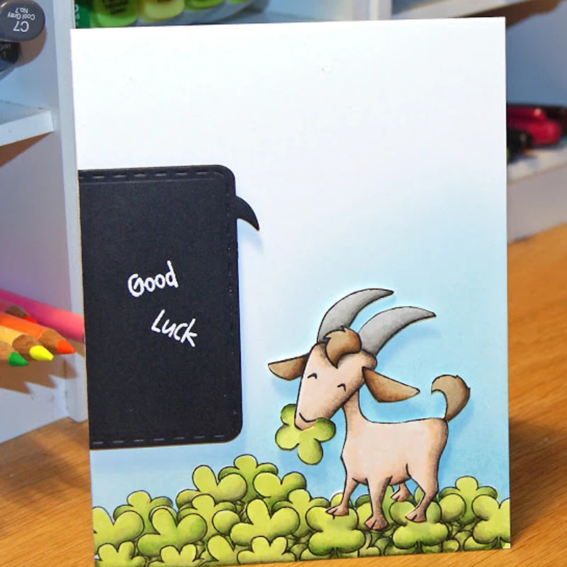 Тоут Ma козы прозрачный силиконовый штамп/печать для DIY скрапбукинга/фото