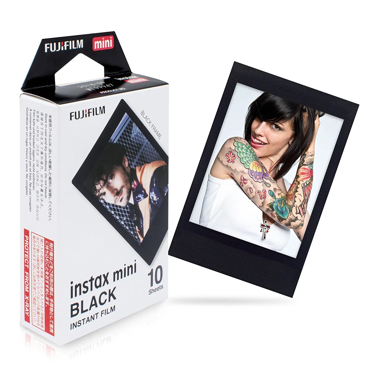 10 листов оригинальная мгновенная пленка Fuji Fujifilm Instax Mini 9 8 Black для мгновенной