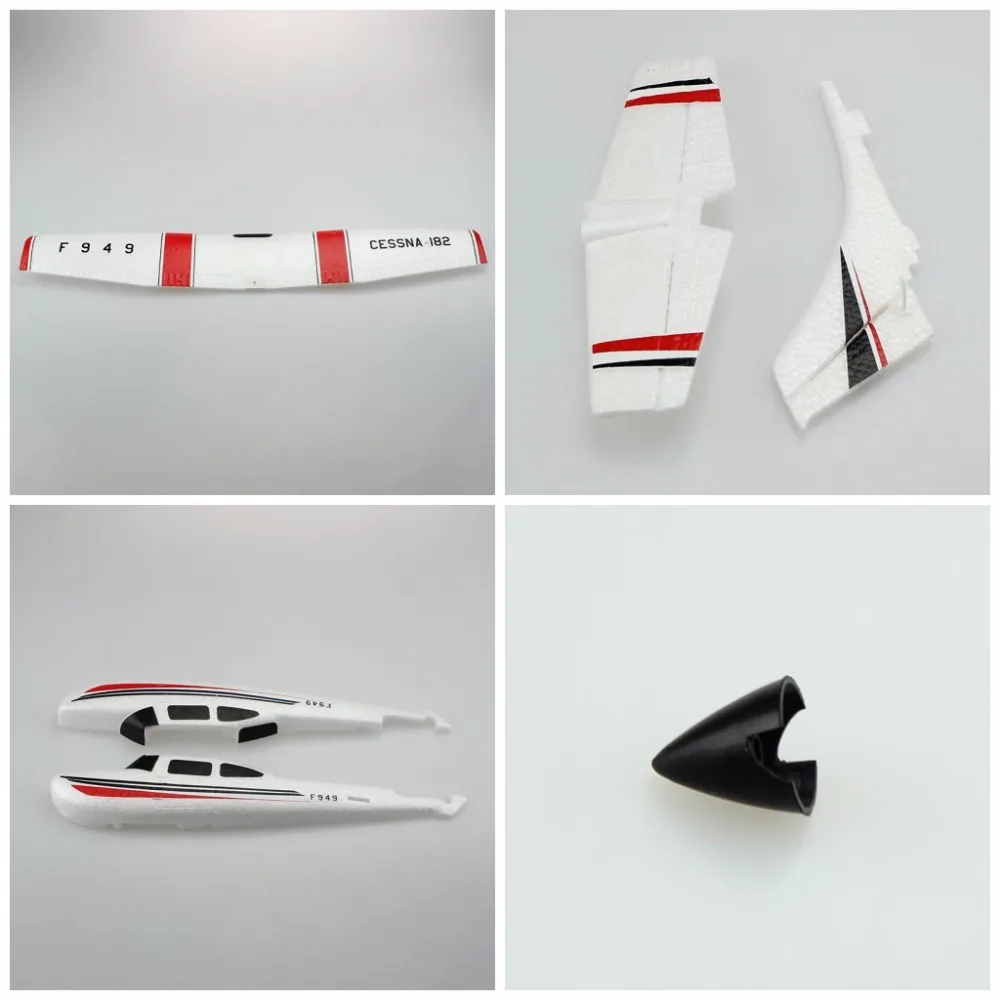 Корпус Корпуса корпуса фюзеляжа лезвие WLToys WL F949 CESSNA 182 R/C вертолет запасные части