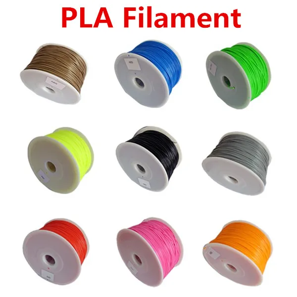 Makerbot/reprap/mendel/UP 3D принтер PLA 1 75 мм кг (фунтов) нити разноцветные пластиковые