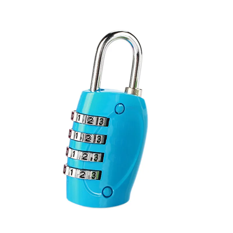 Металлический замок с кодовым замком 4 значная комбинированная защита от кражи