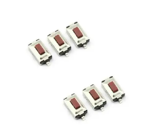 

100 шт. 3x6x2,5 мм Мгновенный Такт SMD SMT Кнопочный микропереключатель 2 Pin