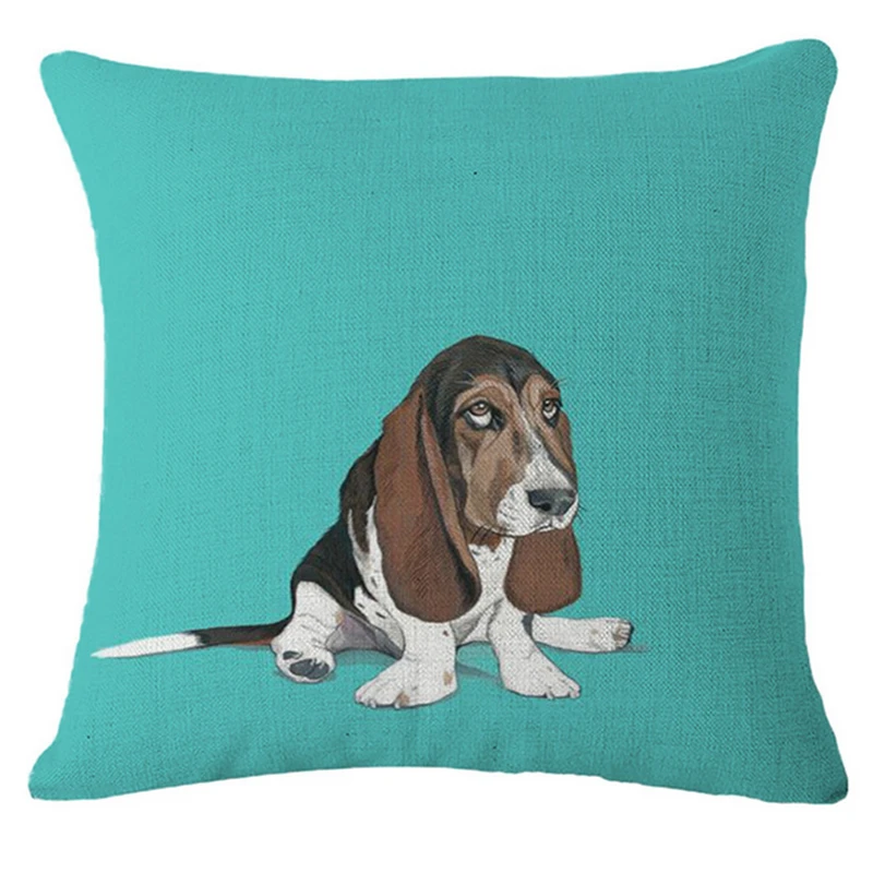 Такса Бостон бультерьер собака животное подушка с Мопсом скандинавский хлопок