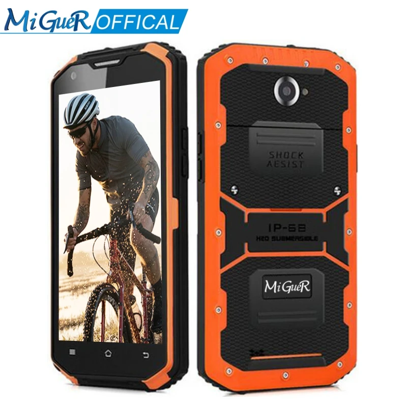 MiGueR A8 IP68 водонепроницаемый мобильный телефон 5 &quotHD 2 Гб ОЗУ 16 ПЗУ MTK6735