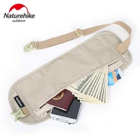 naturehike outdoor travel invisible waist bag belt light thin personal travel document mobile phone theft stealth wallet bags