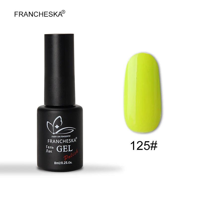 color gel -125 Полигель гель лак для ногтей Коди каучуковая база топ без липкого слоя 8 мл Цвет Лак Led uv гель лаки экологичные гели Лаки DIY Soak Off Лак коди цветные гель лак Антиаллергенный гель без фосфора - Цвет: color gel -125