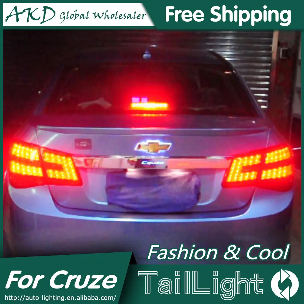AKD автомобильный Стайлинг для Chevrolet Cruze задний светильник s Benz дизайн 2012 Cruze светодиодный задний светильник DRL+ тормоз+ Парк+ сигнал