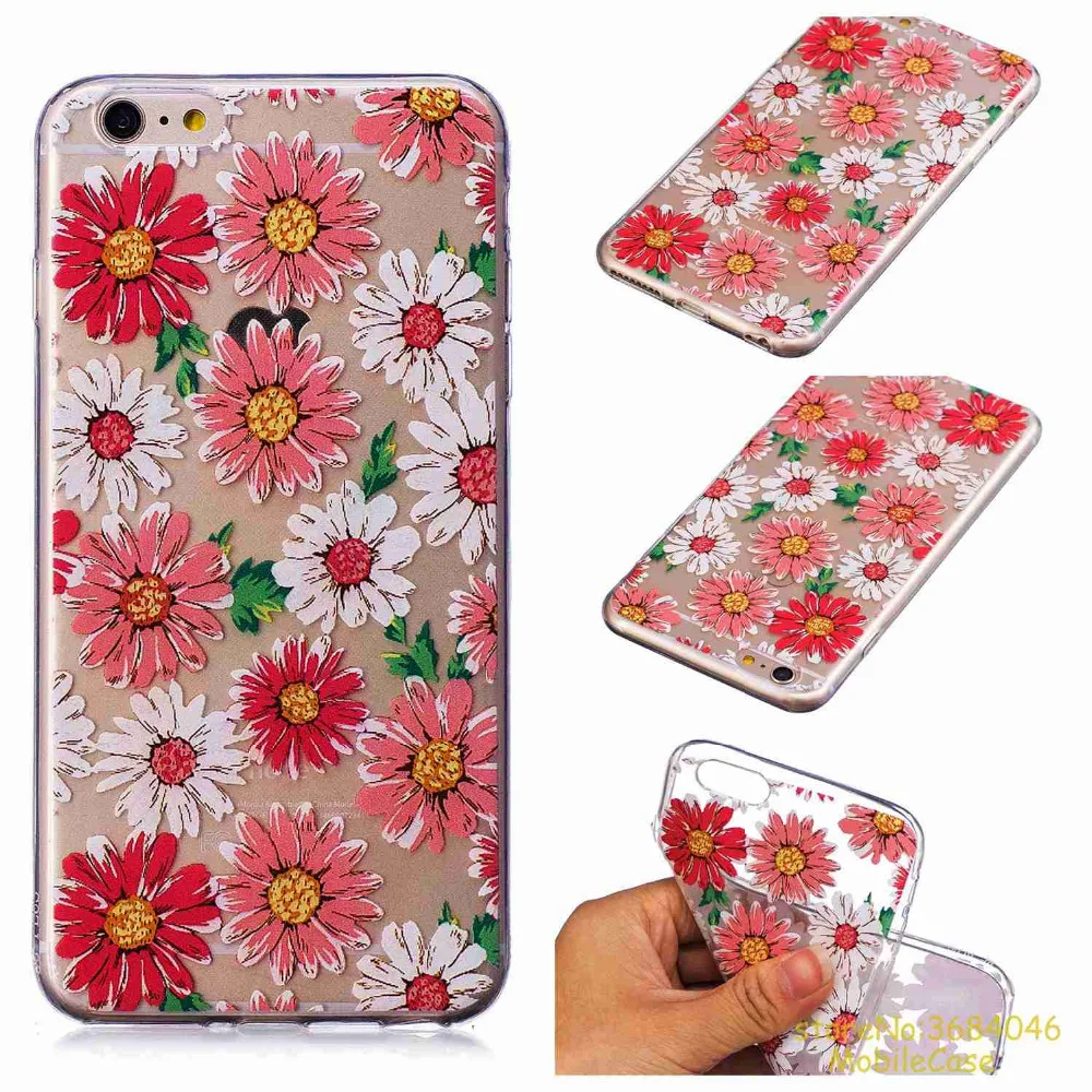 Мягкий ТПУ силиконовый чехол для apple iphone 6 S телефона кактус Кот мультфильм арбуз