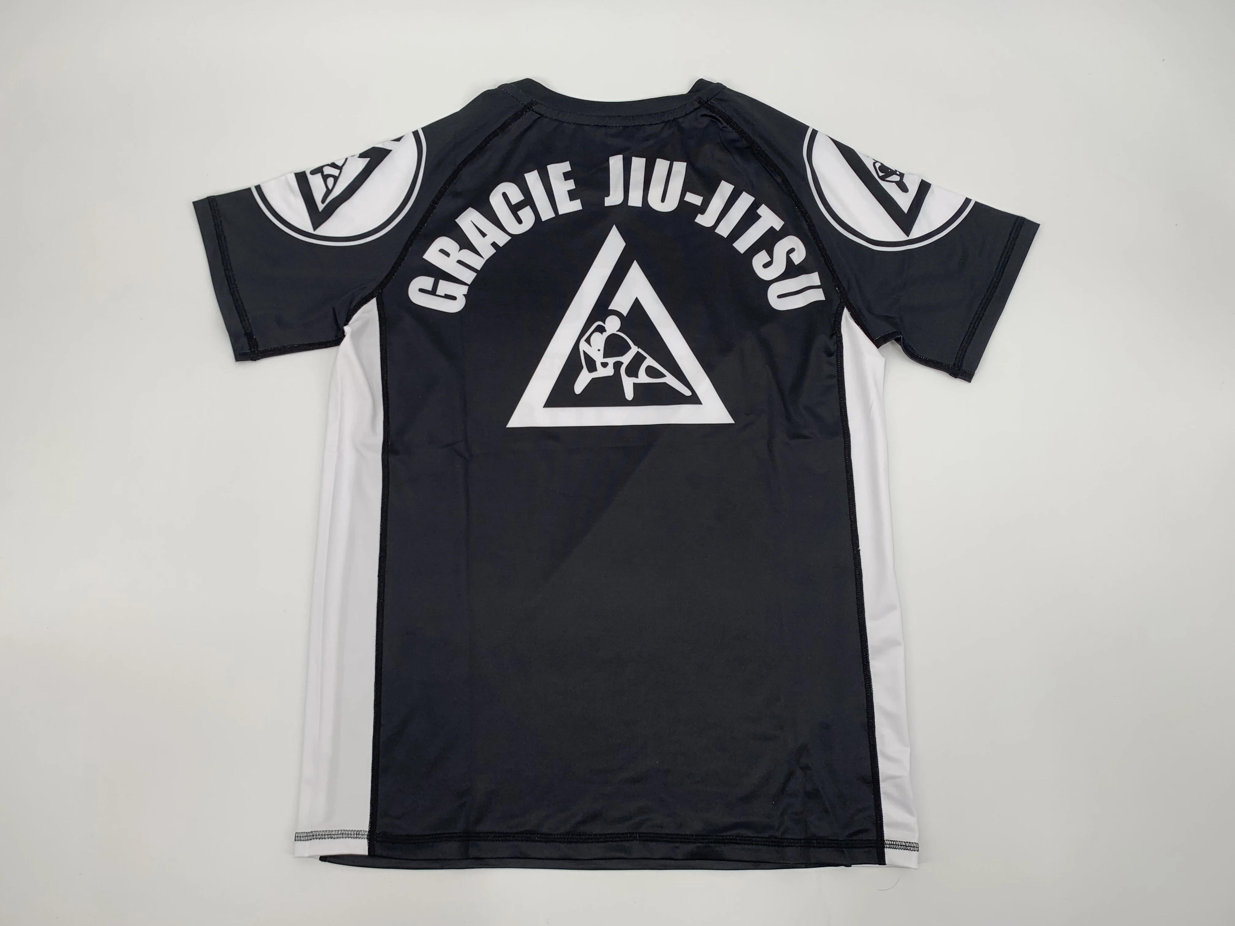 JJ Рашгард Тайланд Тигр черно белая одежда для бодибилдинга MMA FIGHT TOPS man sharper|Майки