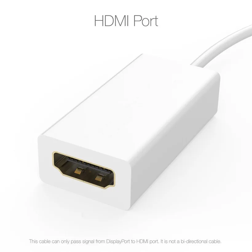 Переходник CARPRIE Mini DisplayPort HDMI высококачественный конвертер для Apple Macbook Pro Air 180123