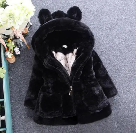 style 4 Зимние куртки для девочек; кардиган из искусственного меха; теплые толстовки для малышей; утепленная детская одежда для подростков; Верхняя одежда для девочек; детская одежда; От 2 до 8 лет - Цвет: style 4