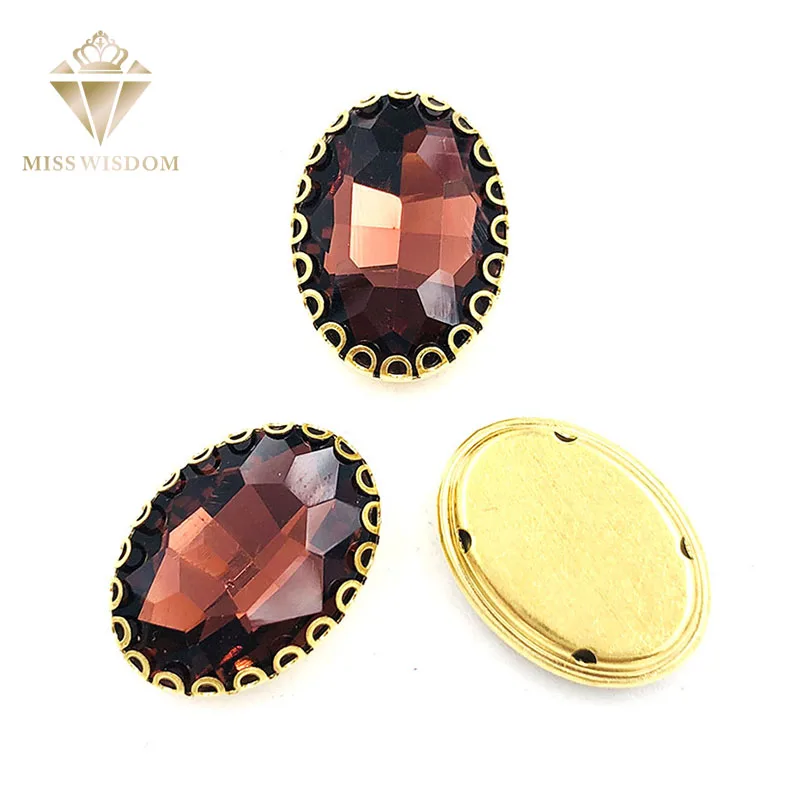 Новый винно Красный Овальный стеклянный Хрустальный нашивной Стразы с Золотым