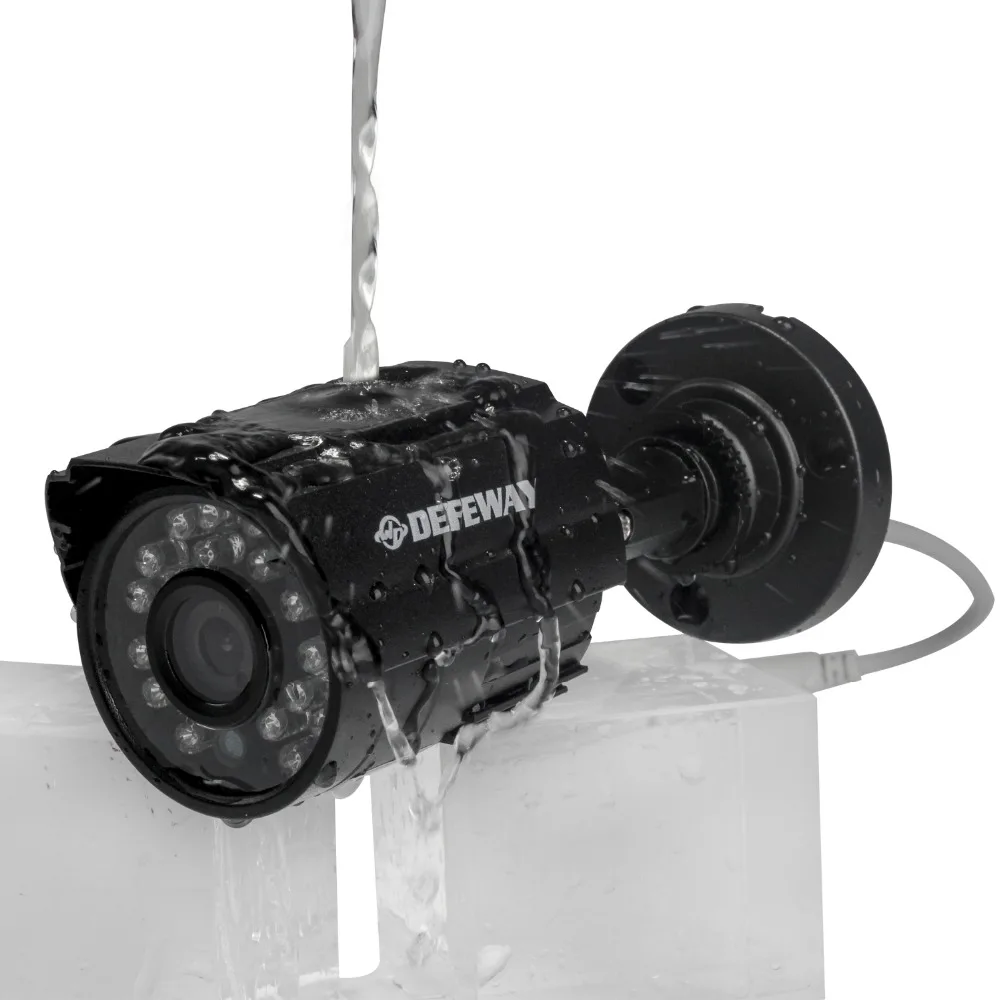 DEFEWAY 1200TVL 720P HD на открытом воздухе камера видеонаблюдения системы безопасности
