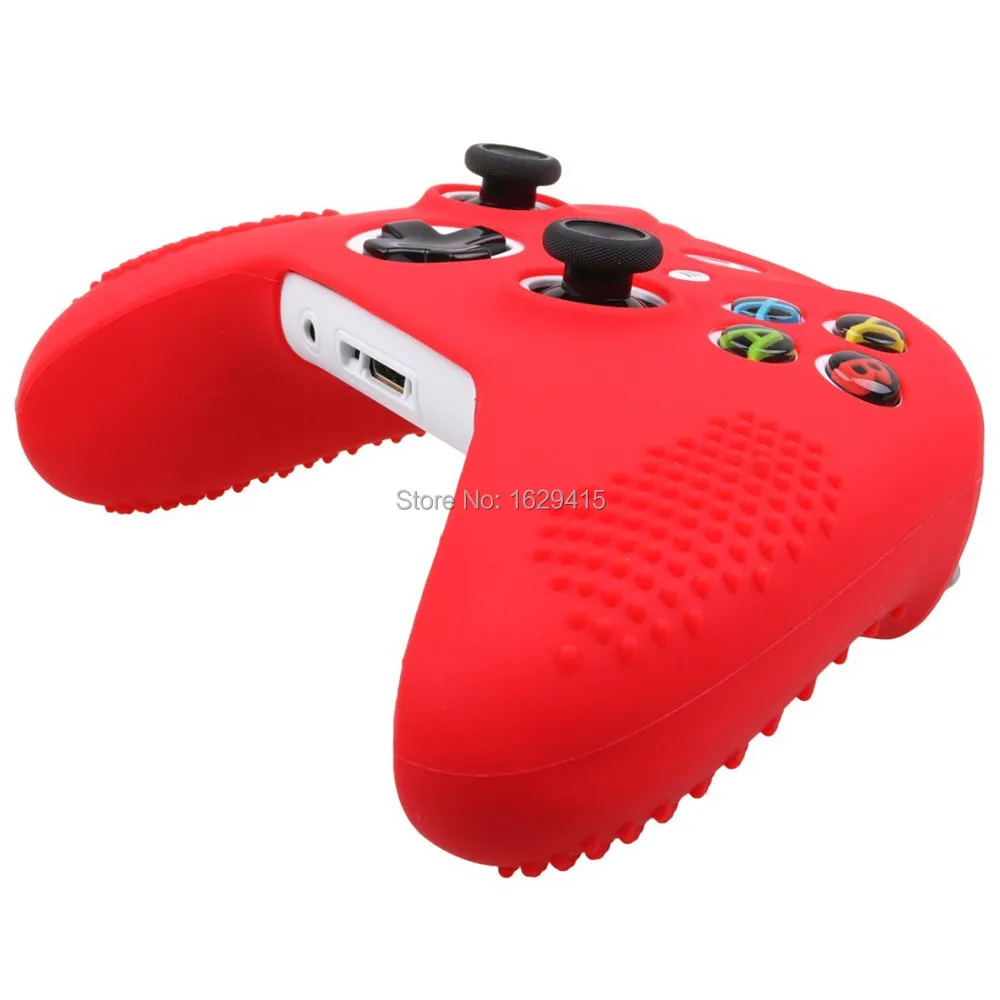 IVYUEEN 2 в 1 для microsoft Xbox One X S тонкий контроллер силиконовый гелевый резиновый чехол+ 2 шт. джойстик ручки аналоговые крышки
