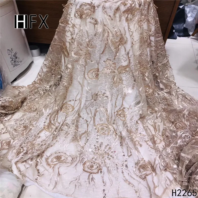 HFX роскошное фиолетовое кружевное платье ручной работы с вышивкой бисером