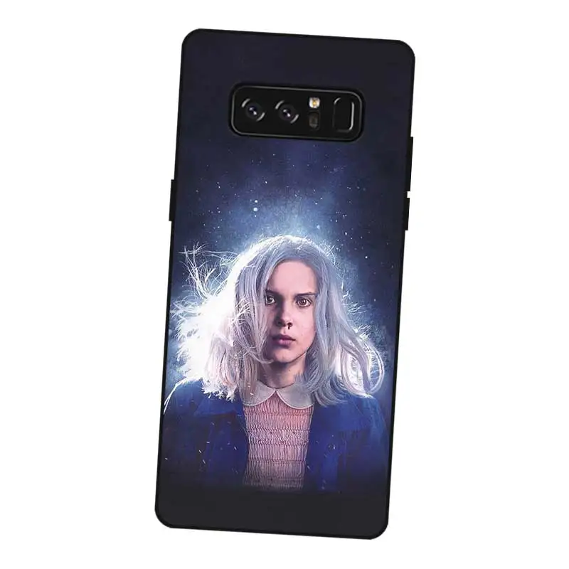 N420 очень странные дела Черный силиконовый чехол Обложка для samsung Galaxy Note 3 4 5 8 9 10 M10