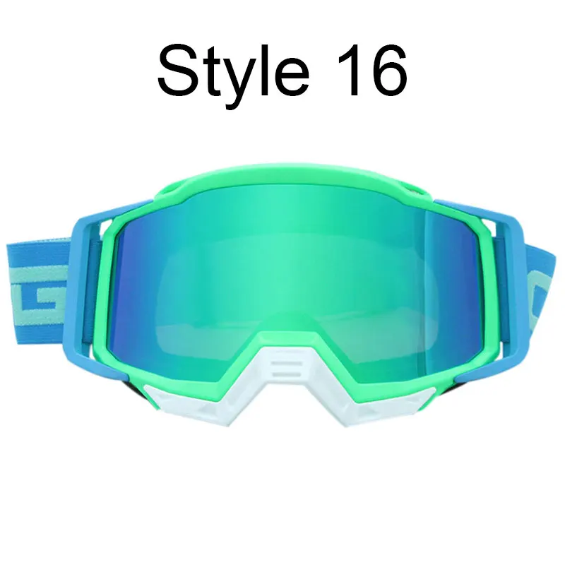 Goggles Glasses 16 Nuoxintr MX очки для мотокросса шлем мотоциклетные очки маска ATV Dirt Bike мото Лыжный спорт на открытом воздухе гоночный скутер - Цвет: Goggles Glasses 16