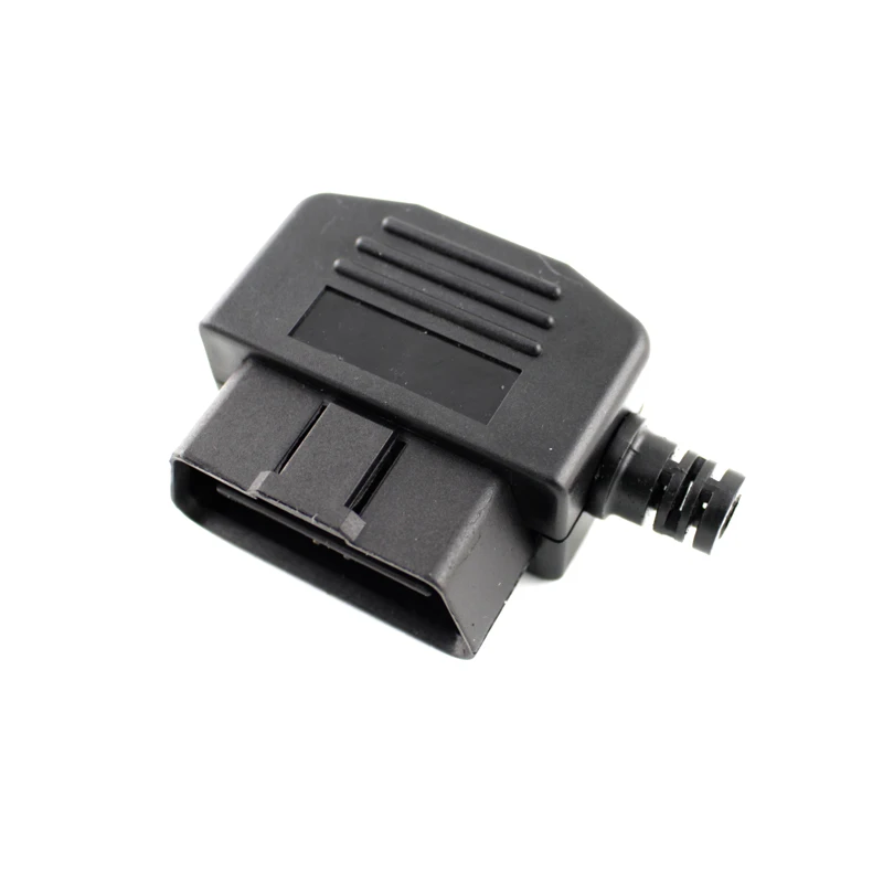 5 шт./лот разъем OBD 2 16 Pin OBD II OBD 2 диагностический штекер разъема DIY оболочка адаптер