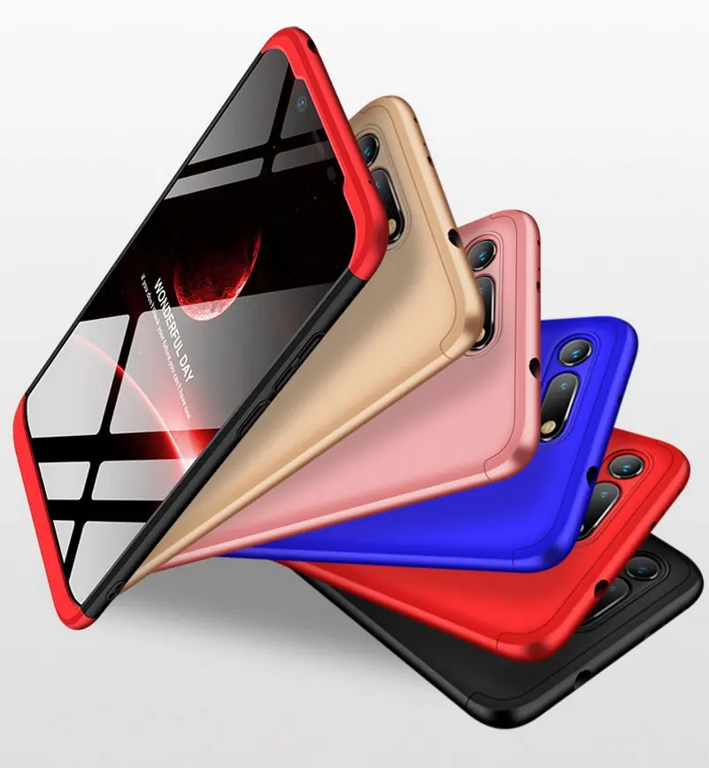 3-в-1 защитный чехол на весь экран для Huawei Honor вид 20 чехол на весь корпус Чехол, задняя крышка для Huawei честь v20 view20 жесткий чехол для телефона с принтом"