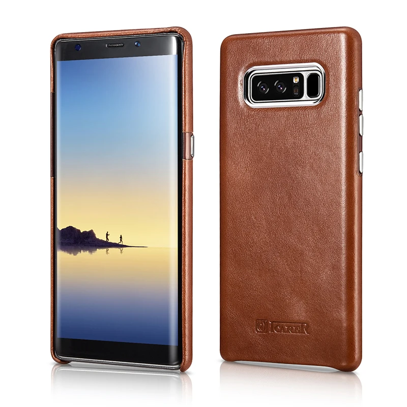 Чехол из натуральной воловьей кожи для Samsung Galaxy Note8 тонкий защитный