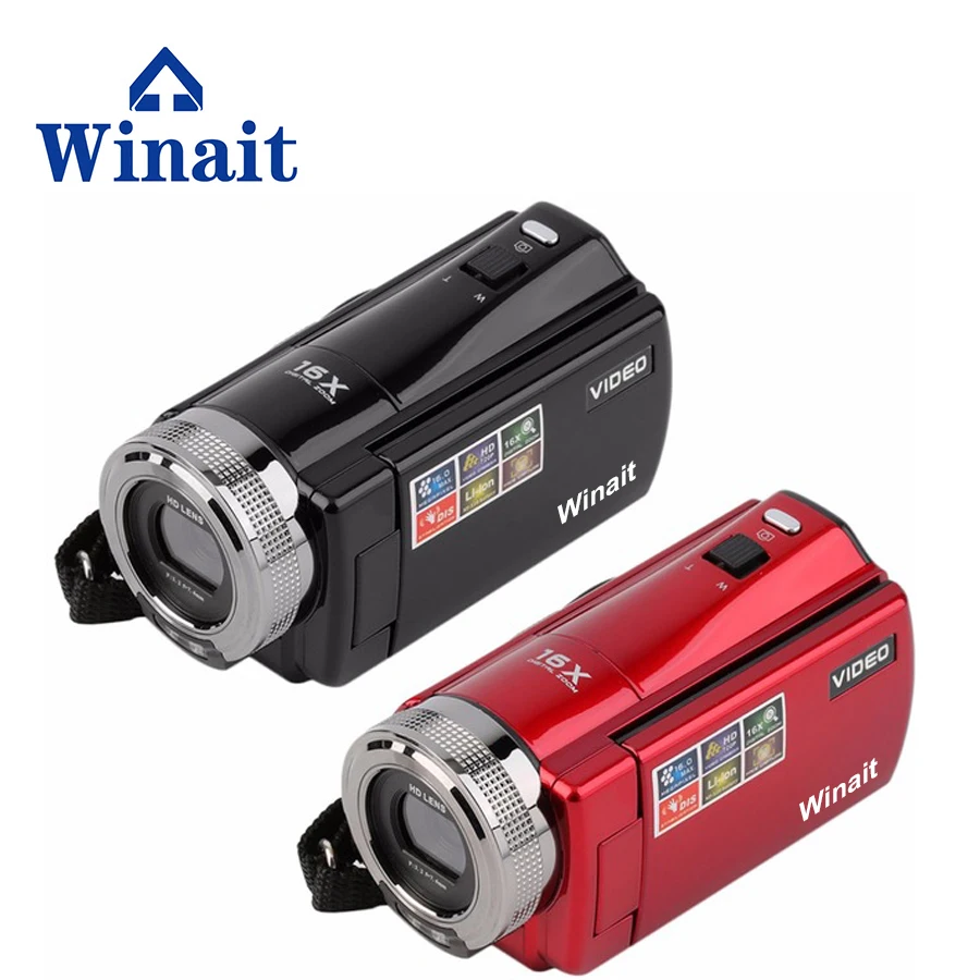 

Winait Brand DV-C8 Mini Video Camera 16x Digital Zoom 2.7" LCD Screen Digital Video Camcorder 10S Self-Timer SD Card Slot