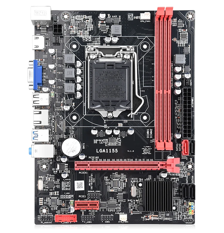 LGA1155 настольная материнская плата B75 Socket LGA 1155 i3 i5 i7 DDR3 16G Micro ATX новая материнская плата
