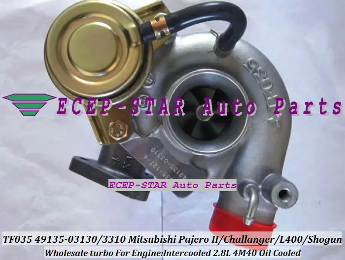 Турбокомпрессор турбокомпрессора TF035 12T 4 49135 03130 03310 подходит для Mitsubishi Pajero II Challanger
