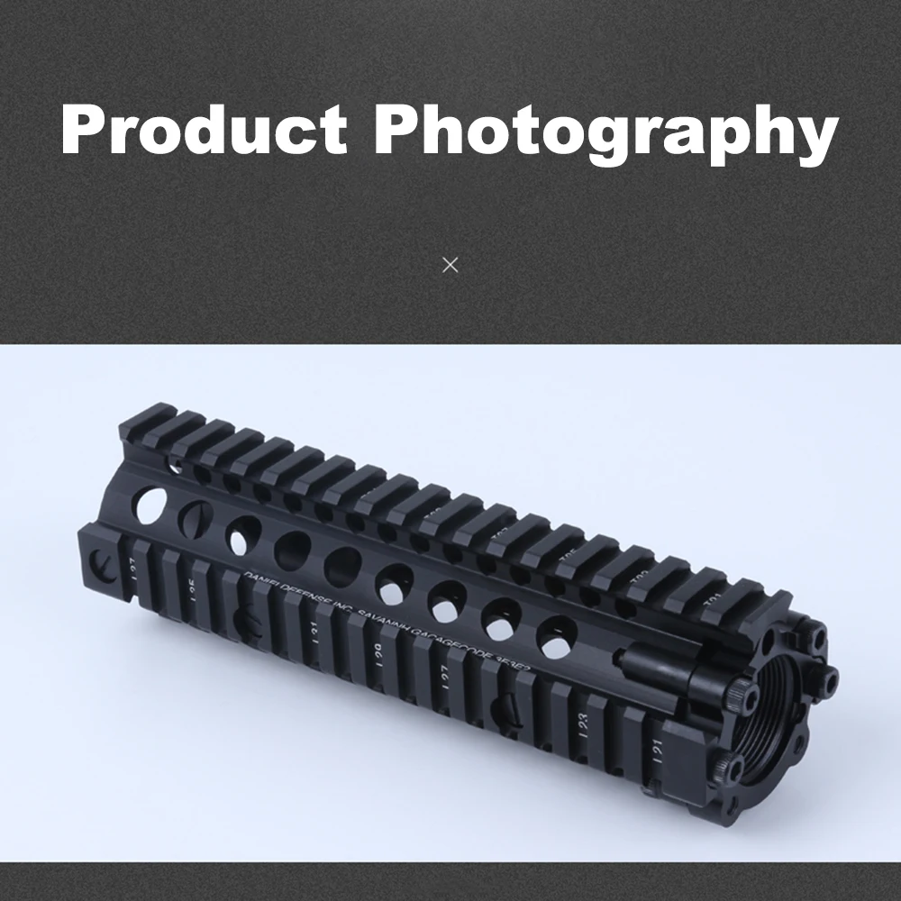 Алюминиевое жесткое пальто анодированное MK18 RISII " 9" 1" страйкбол Handguard черный CB тактический рельс для AR AEG страйкбол M4A1 Пейнтбол