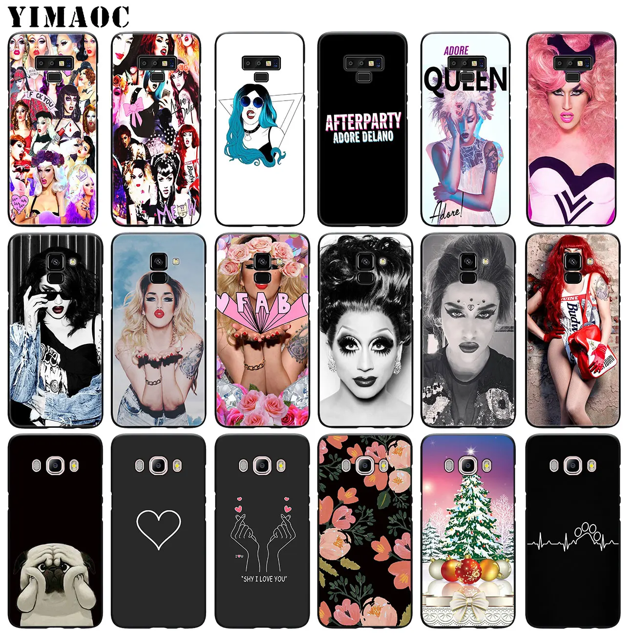 Мягкий силиконовый чехол YIMAOC в стиле обожаю Delano для Samsung Galaxy A6 A9 A8 A7 2018 A3 A5 2016 2017 Note 9