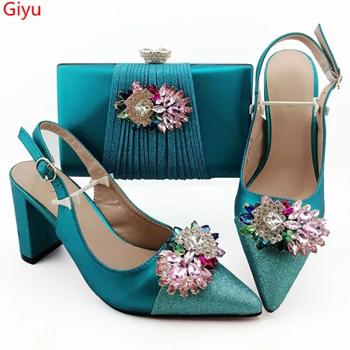 Doershow/Новый вечерний комплект из туфель и сумочки розового цвета в африканском