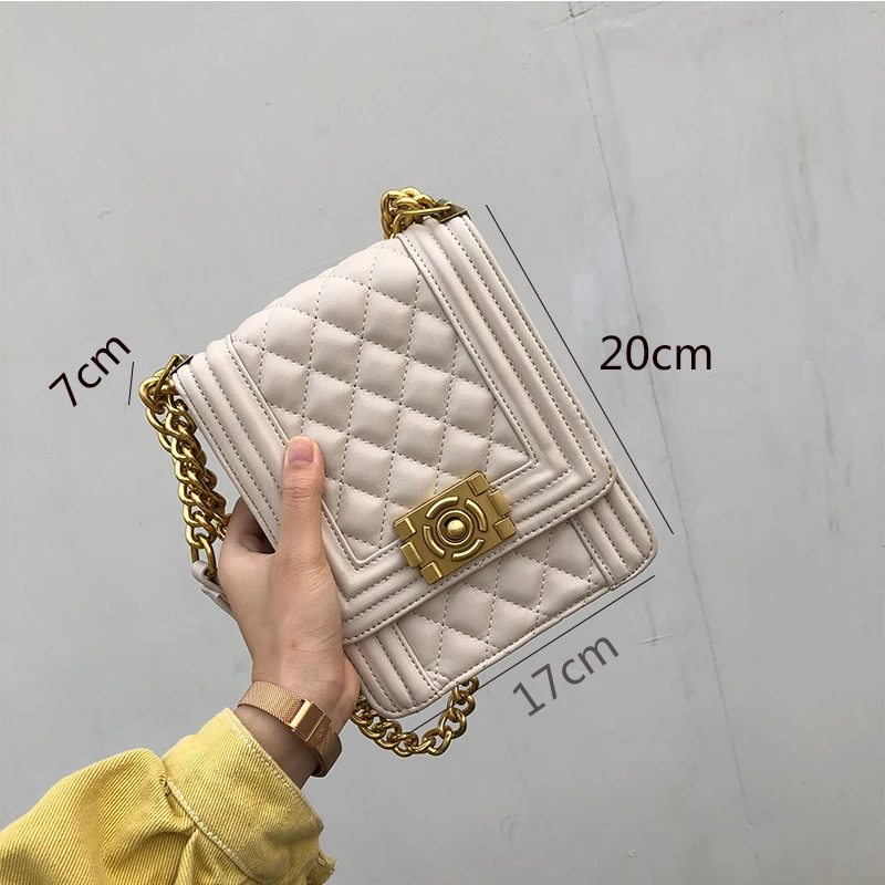 M R.L маленькая сумка из искусственной кожи в клетку с бриллиантами для женщин