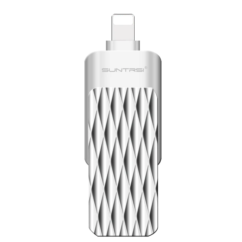 Suntrsi OTG USB флеш накопитель для iPhone 5/5s/5C/6/6 S Plus/7/Ipad/Android 2.0 флешки металл usb флэш