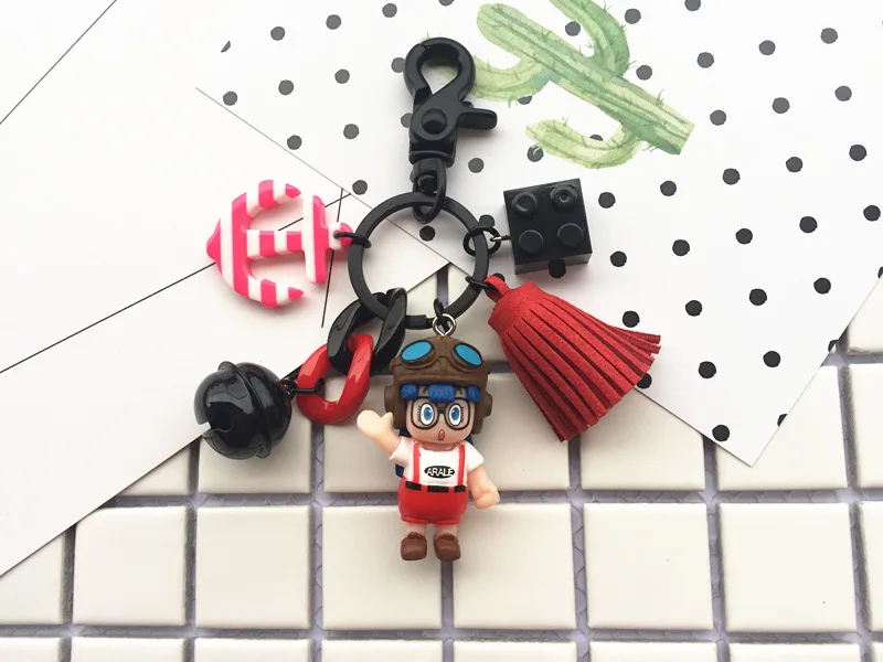 Высокое качество 2019 новый милый 1 шт. аниме мультфильм Arale брелок в виде фигуры