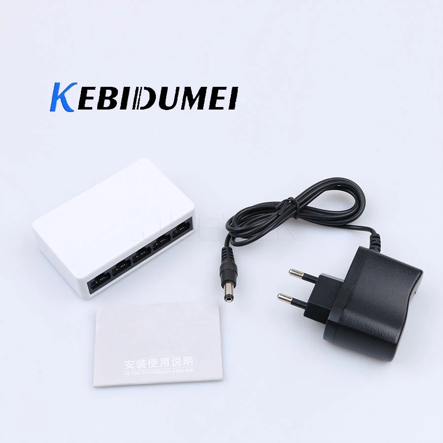 Сетевой коммутатор kebidumei с 5 портами 100 Мбит/с|switch lan|ethernet network switchnetwork switch |
