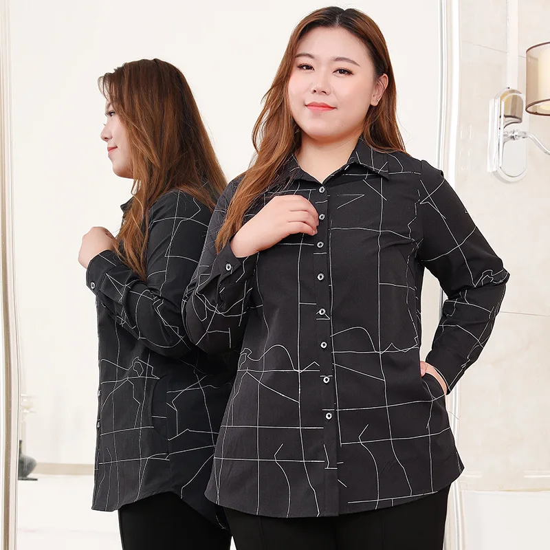 Большие размеры 4XL 9XL 10XL Российские 54 56 58 60 62 64 66 женские весенние блузки с