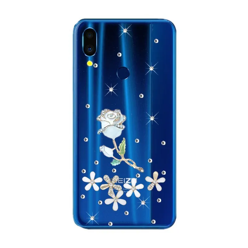 Высококачественный чехол-бампер для смартфона с бриллиантами Meizu Note 9 8 C9 pro 6 7 plus M6T