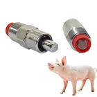 1 шт. нити для поголовья, 20 мм (12 дюйма), поросенок, сталь, автоматический поильник для воды, фонтаны, поилка для сосков