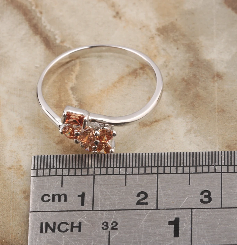 Великолепный Шампанское Morganite Кубического Циркония Камни наложения